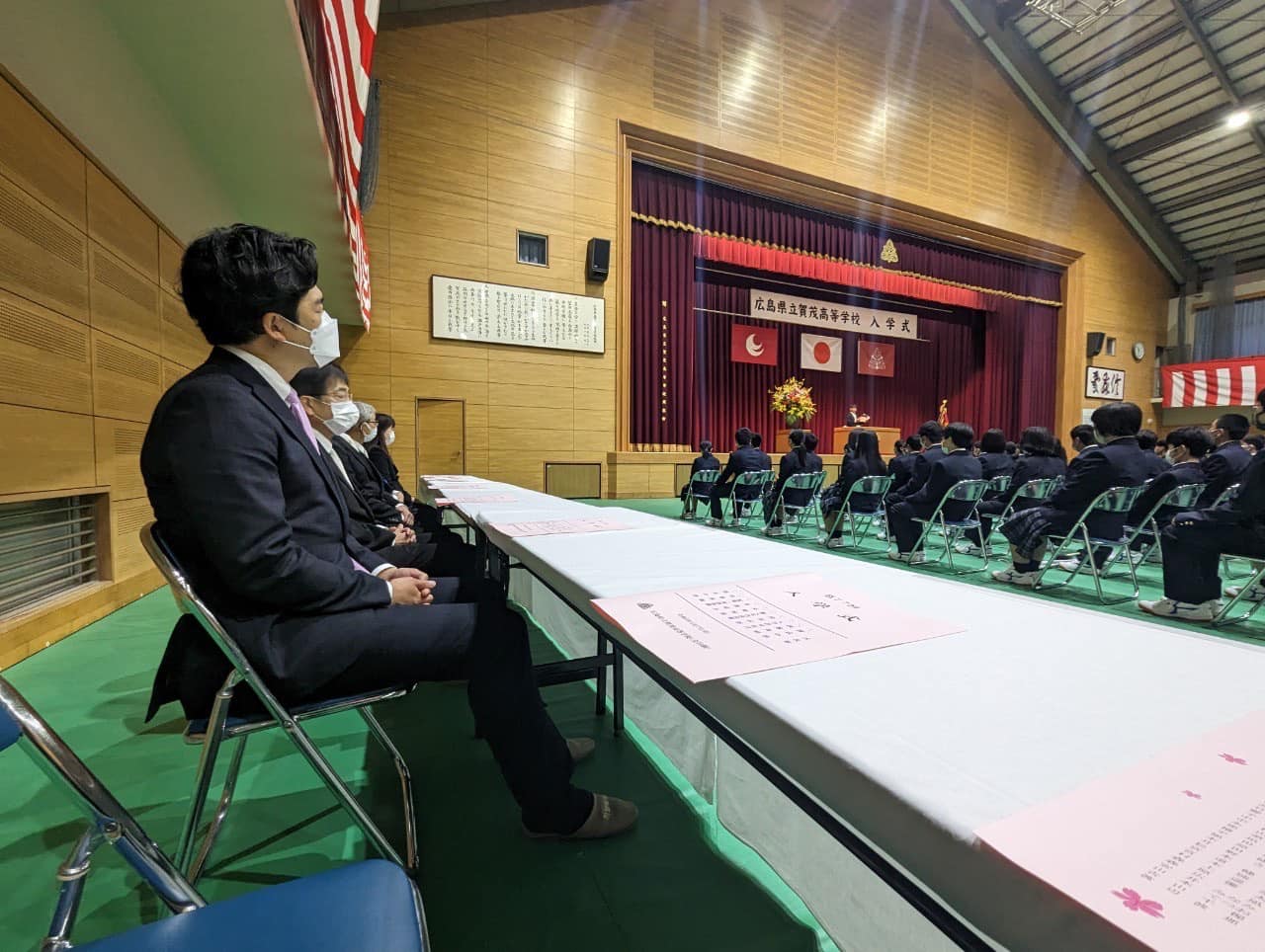 広島県立賀茂高等学校 入学式への参加 一般社団法人 東広島青年会議所(JCI東広島)